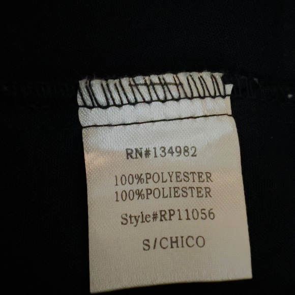 Black Pleated Long Sleeve Shirt Dress - Picture 11 of 11